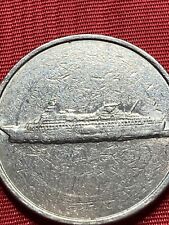 25 CENT ISALND HOLIDAY GAMING TOKEN - SHIP - LOOK picture