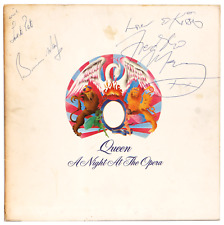 Queen Freddie Mercury & Brian May Vintage Signed 