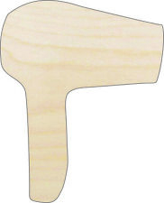 Hair Dryer  - Laser Cut Out Unfinished Wood Craft Shape BTY1 picture