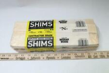 (42-Pk) Nelson Wood Shims Contractor Grade Shims CSH12/42/12/48B picture