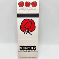 Vintage Matchbook Sentry Food Stores Apple Logo 1982  picture