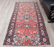 3x9 Hand Knotted RED Wool Traditional 3x9 Vintage Oriental Area Rug picture