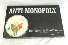 VERY RARE NEW ANTI-MONOPOLY THE BUST-THE-TRUST GAME DELUXE EDITION 1973 BOARD picture