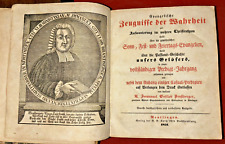 Antique 1851 Book: German Religious Faith Doctrine Christian Evangelical picture