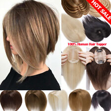 Top Quality Toupee 100% Remy Human Hair Clip In Hairpiece Topper For Women Wig picture
