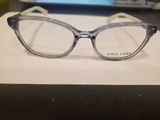 NEW COLE HAAN CH5018 400 Crystal Blue 51.17.135 B32MM Women’s Eyeglasses PERFECT picture
