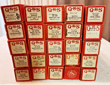 VINTAGE QRS WORD ROLL PIANO PLAYER MUSIC ROLLS LOT OF 25 ROLLS MELODEE SONGS picture