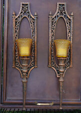 Dart Industries Classic Wall Hanging Sconce Gothic Castle MCM Mid Century Modern picture