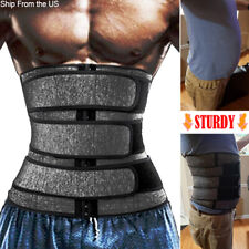 Men's Body Shaper Neoprene Sauna Sweat Workout Waist Trainer Trimmer Belt Corset picture