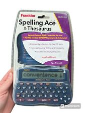 SEALED Franklin Spelling Ace Plus & Thesaurus SA-206 Crossword Solver 2004 picture