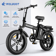WOLBOOT  Electric Bike Adults 48V 50AH 100 Mile Hydraulic Brake Super Fast Speed picture