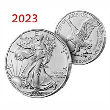 Lot of 10 coins - 2023  1 oz American Silver Eagle Coin BU picture