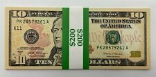 NEW Uncirculated TEN Dollar Bills Series 2017A $10 Sequential Notes  Lot of 20 picture