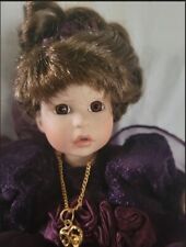 MARIE OSMOND 2000 “Amaya” Tiny Tot porcelain Doll w/ necklace picture