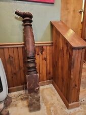 #706 Antique Newel Post  Cherry ?stairs Railing Architectural Salvage Beautiful  picture