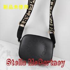 Stella Mccartney New Crossbody Logo Camera Shoulder Bag Perforated Mini Black JP picture