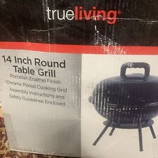 True Living 14” Round Table Grill New Old Stock picture