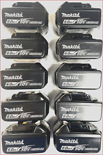 10 pack OEM Genuine Makita 18 volt Lithium Battery 6.0 amp New BL1860B NEW picture