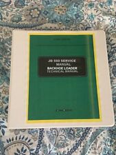 John Deere jd550 550 TM1111 Backhoe Loader Service Repair Manual & binder picture