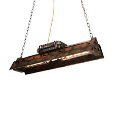 Rustic Steampunk Ceiling Light Vintage Iron Island Pendant Lamp for Pool Table picture