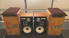 JBL L112 Speakers Original Owner Recently Pro Reformed W/Boxes Near Mint picture