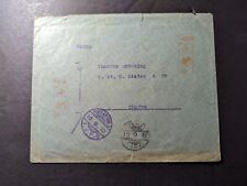 1910 Japan Imperial PO Cover Port Arthur China IJPO to Chefoo picture