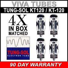 Brand New Factory Matched Quad (4) Tung-Sol Reissue KT120 / KT-120 Vacuum Tubes picture