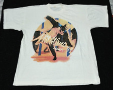 VINTAGE Phil Collins Shirt Men's XL Adult White Tour '97 Dancing Double Sided picture