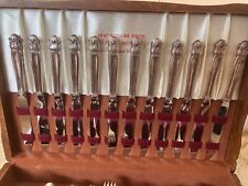 1847 Rogers Brothers Silverware Set With Case picture