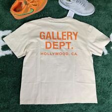 Gallery Dept. Souvenir T-shirt cream/orange size LARGE picture