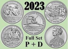 💰 2023 P &D American Women Quarters - Full Set 2023 of 10 coins - UNC - US Mint picture