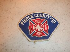 Pierce County #10 Fire Dept. 1949 Fife Patch picture