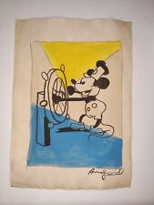 Andy Warhol Signed and Stamped Vintage Painting Art Drawing Handmade 15 picture
