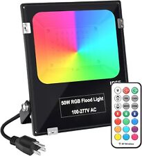 RGB LED Flood Light with Remote Outdoor Garden Lamp Landscape Security Lights  picture