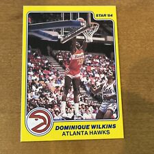 1984 Star 8 Dominique Wilkins Atlanta Hawks Rookie Card RC  picture