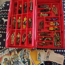 Vintage GI Joe Lot (Figures, Accessories, File Cards And Case) picture