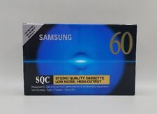 SAMSUNG  SQC   60  VS. III   BLANK CASSETTE  TAPE   (1)    (SEALED) picture