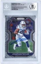 Jonathan Taylor Indianapolis Colts Signed 2020 Panini Prizm #332 BAS Rookie Card picture