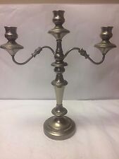 Goldfeder Silverware Co Candelabra Candleabra Silver over Copper 3 Candles picture