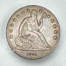 1841-O Seated Liberty Half Dollar XF+ Condition SCARCE DATE PHENOMENAL COIN picture