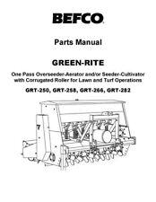 Parts BEFCO Green Rite seeder Aerator Cultivator GRT-250 GRT-258 GRT-266 GRT-282 picture