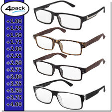 Reading Glasses Mens Womens Readers 4 Pack Assorted Readers Multipack Glasses picture
