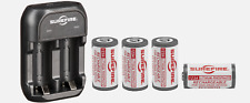 Surefire 123A Rechargeable Batteries & Charger SFLFP123-KIT w/ 2 Extra Battery picture