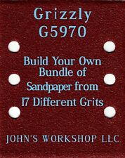 Build Your Own Bundle Grizzly G5970 1/4 Sheet No-Slip Sandpaper 17 Grits picture