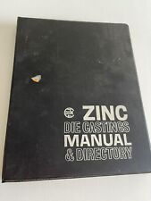 Zinc Die Castings Manual & Directory - Association of Australia cir. 1970s picture
