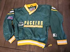 NFL PRO LINE VINTAGE AUTHENTIC STARTER JACKET EMBROIDERED YOUTH S ~ PACKERS  picture