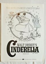 Cinderella Original Pressbook Walt Disneys 1973 Celebrating 50 Years  picture
