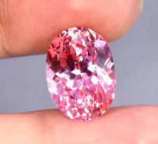 Natural 13.05 Ct Pink Padparadscha Sapphire Oval Cut Loose Gemstone picture
