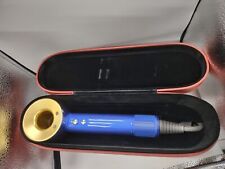 New Dyson Supersonic Hair Dryer Limited Edition Blue 23.75K Gold w/ Attachments picture