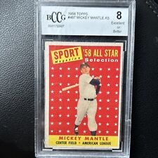 1958 Topps - Sport Magazine '58 All Star Selection #487 Mickey Mantle picture